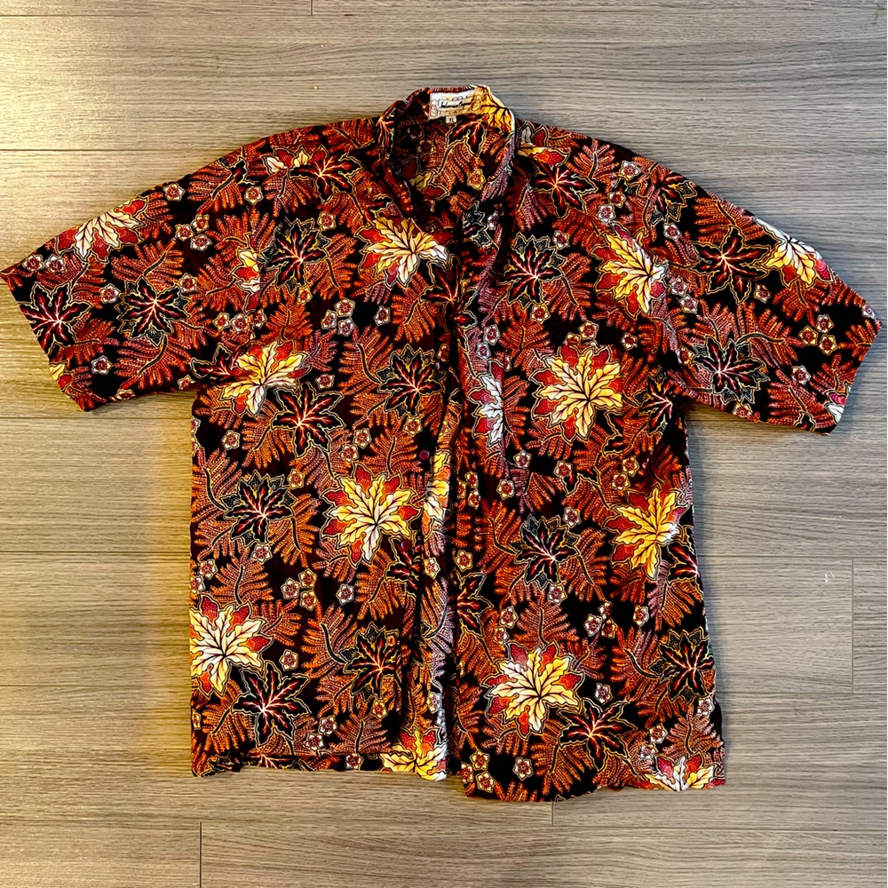 Indonesian Original brand mens shirt sleeve button down